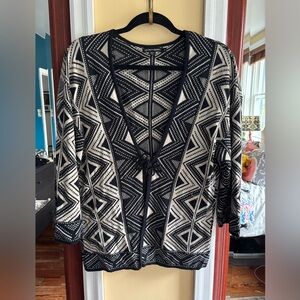 Gudrun Sjoden Kimono style cotton cardigan sweater